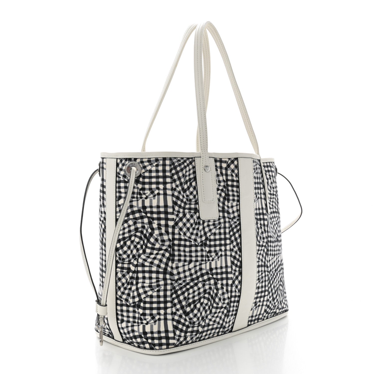 MCM Visetos Medium Liz Reversible Shopper Tote White 4 of 16