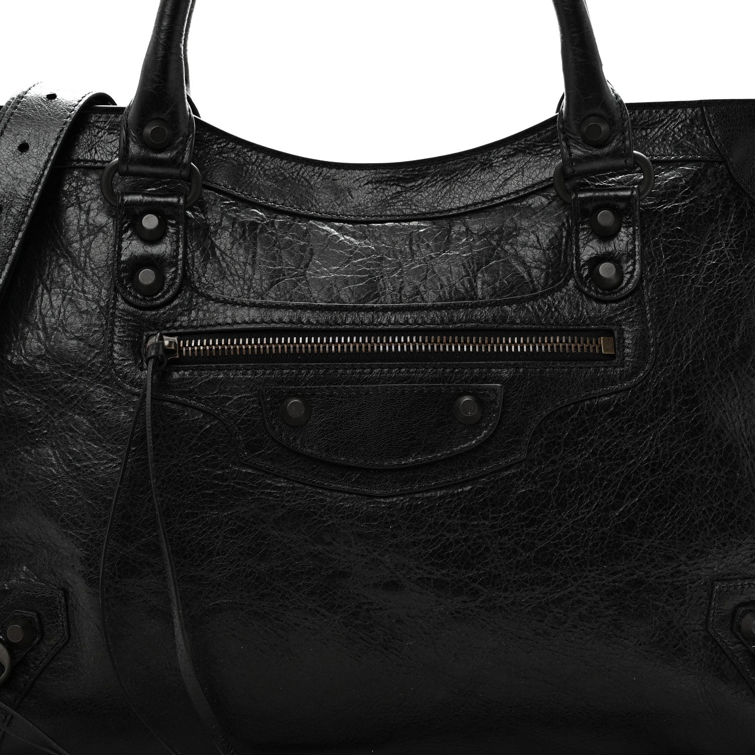 Balenciaga Agneau Arena Classic Hardware Medium Le City Black 8 of 10