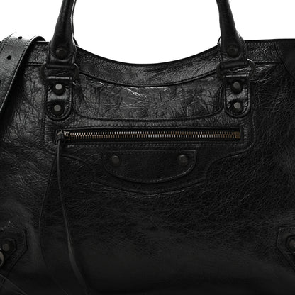 Balenciaga Agneau Arena Classic Hardware Medium Le City Black 8 of 10