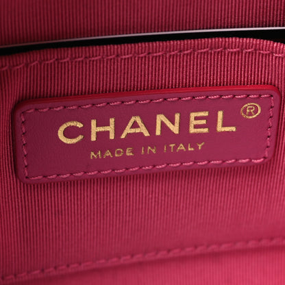 Chanel Tweed Lambskin Quilted Coco Midnight Camera Case White Black Multicolor 6 of 10