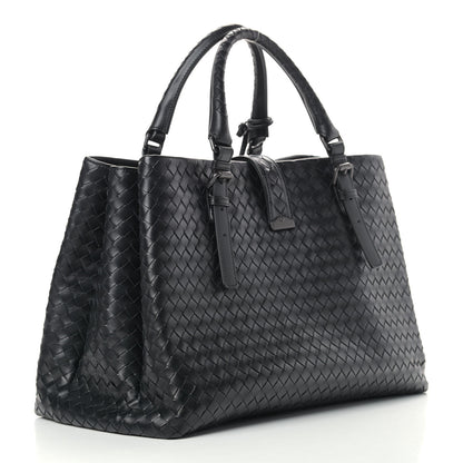 Bottega Veneta Nappa Intrecciato Medium Roma Tote Black 2 of 8