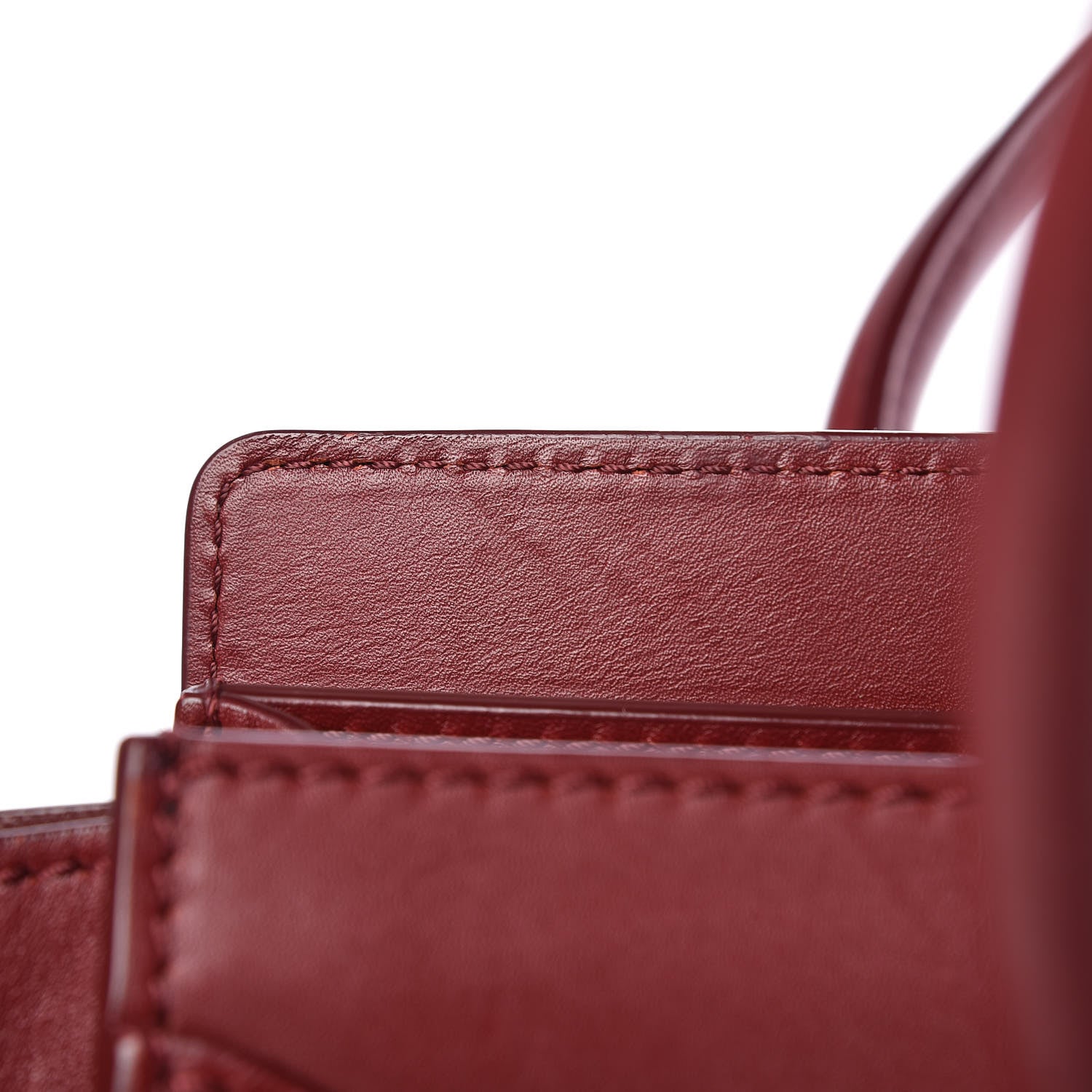 Celine Smooth Calfskin Micro Luggage Rust 9 of 18