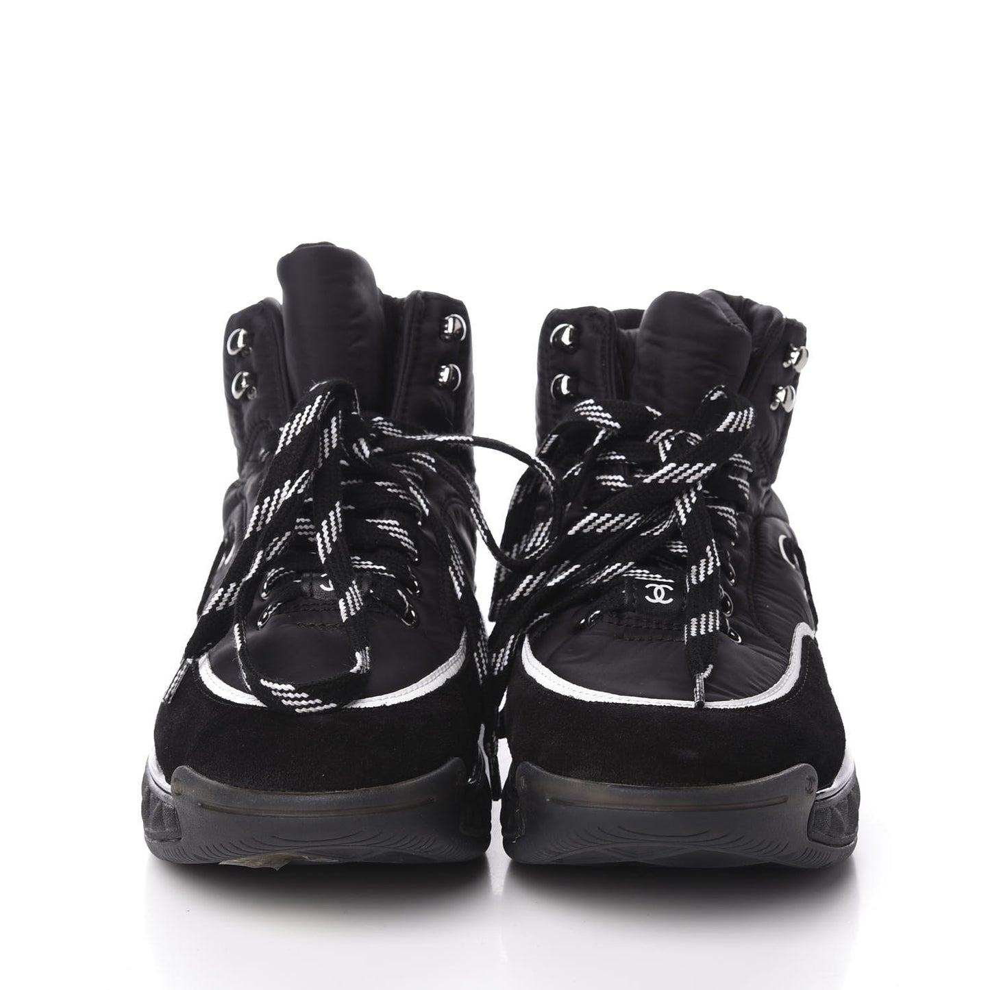 Fabric Suede Womens CC Sneakers 36.5 Black
