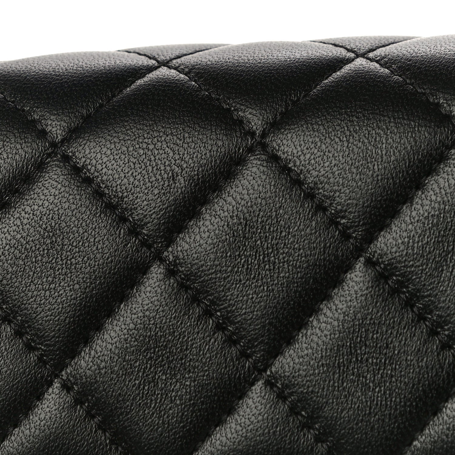 Chanel Lambskin Quilted Mini Rectangular Flap Black 14 of 15