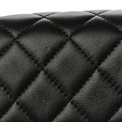 Chanel Lambskin Quilted Mini Rectangular Flap Black 14 of 15