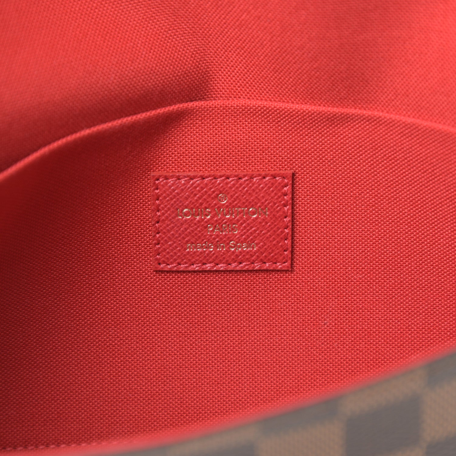 Louis Vuitton Damier Ebene Pochette Felicie Chain Wallet 6 of 12