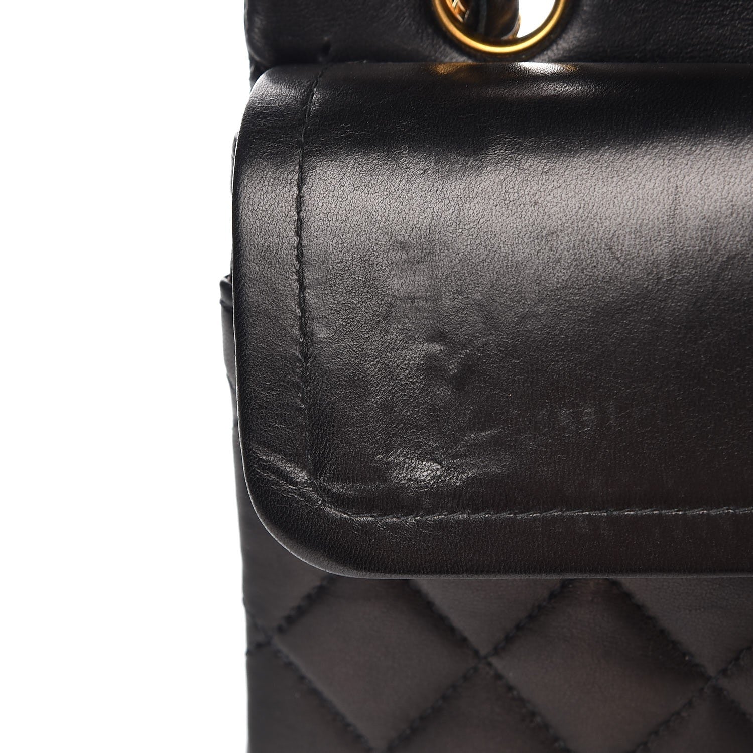 Chanel Lambskin Quilted Small Double Flap Black 9 of 10