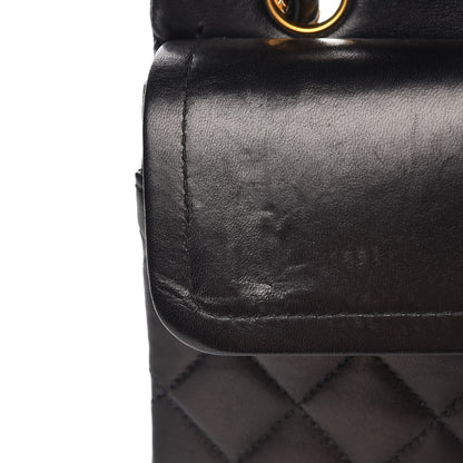 Chanel Lambskin Quilted Small Double Flap Black 9 of 10