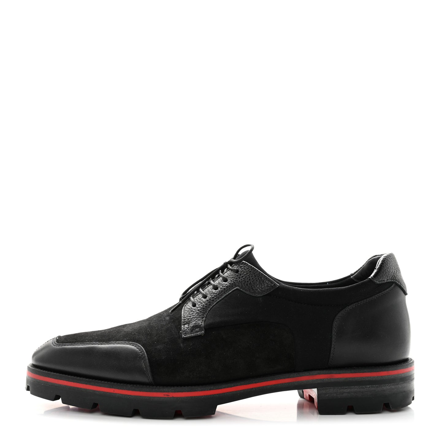 Calfskin Suede Mens Simon Derby Oxfords 43 Black