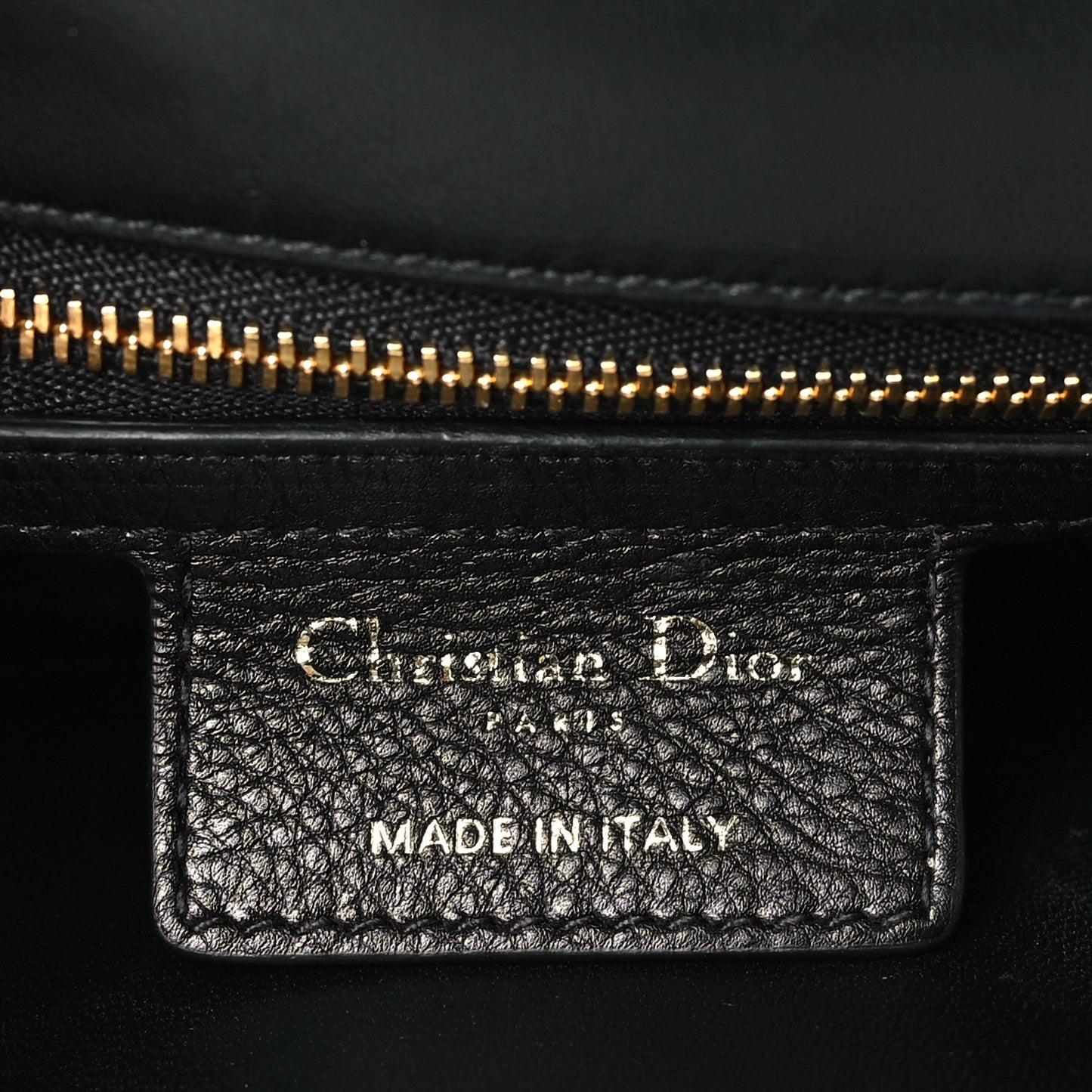 Calfskin Cannage Small Caro Bag Black