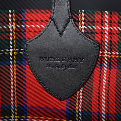 Burberry Vintage Check Medium The Giant Reversible Tote Antique Yellow Bright Red 10 of 16