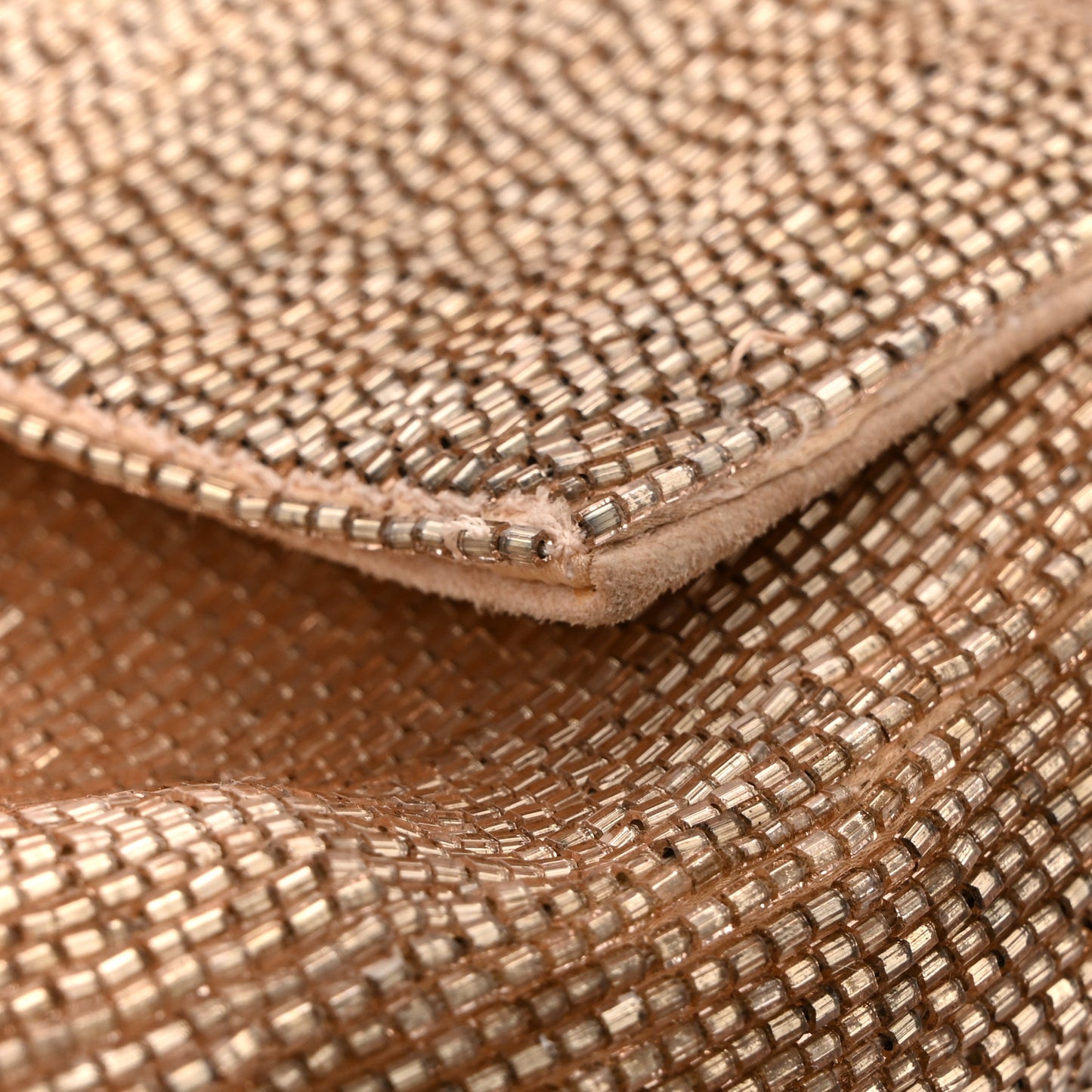 Beaded Baguette Beige
