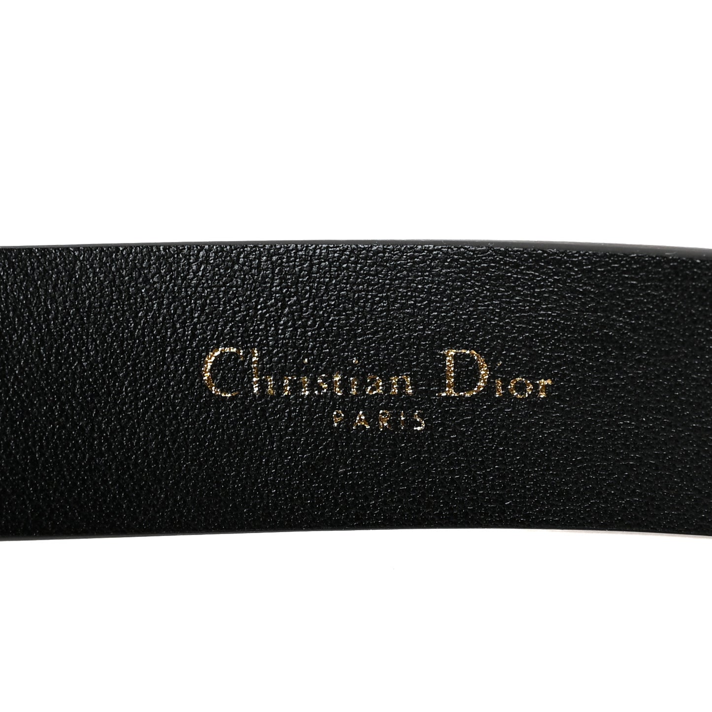 Calfskin CD Belt 70 Black