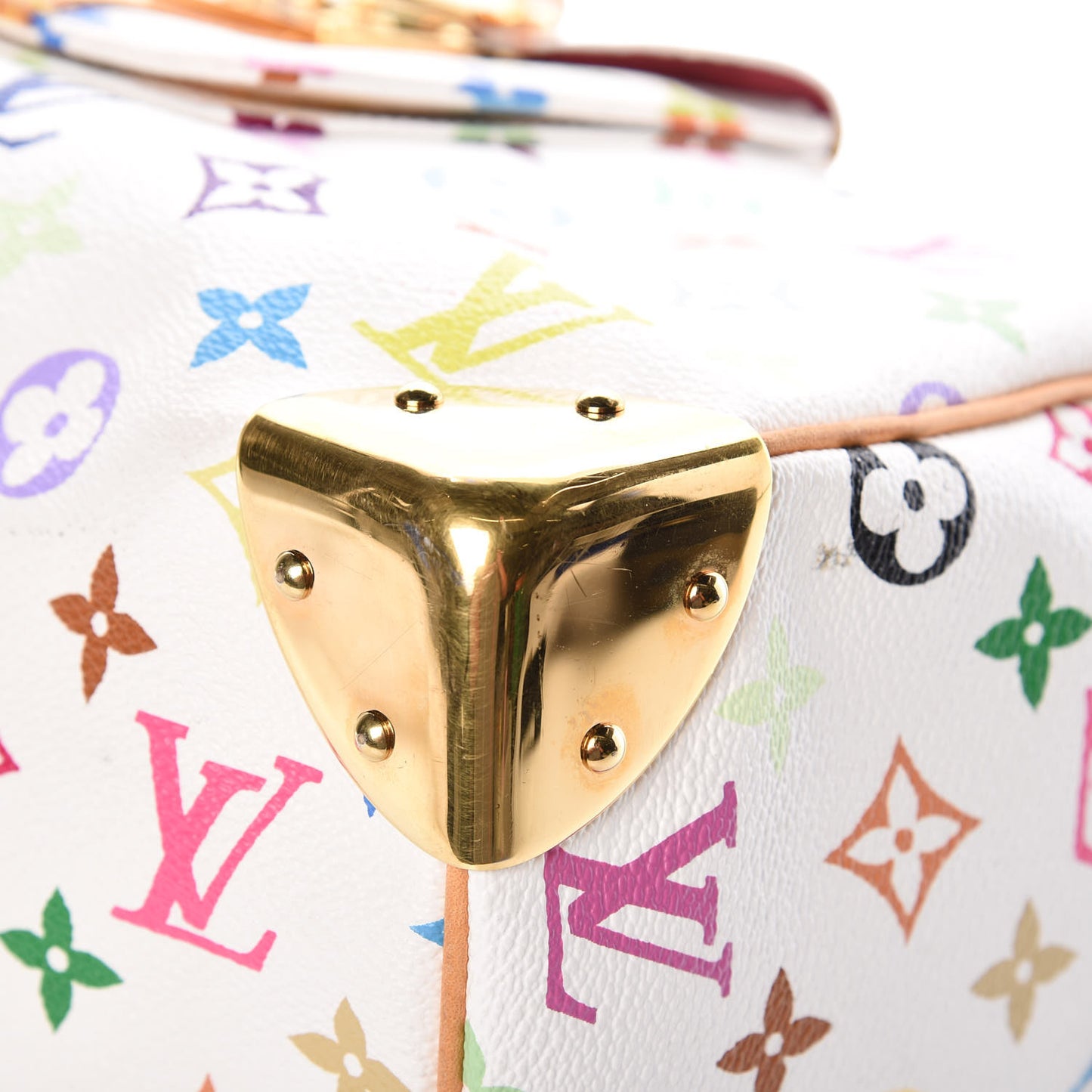 Monogram Multicolor Speedy 30 White