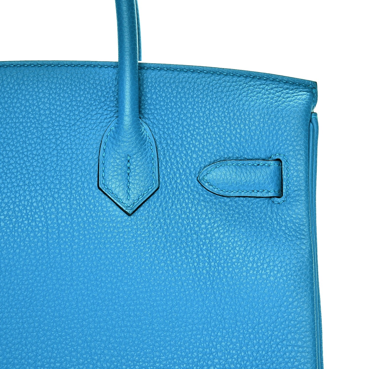 Hermes Togo Birkin 30 Bleu Zanzibar Malachite 9 of 28