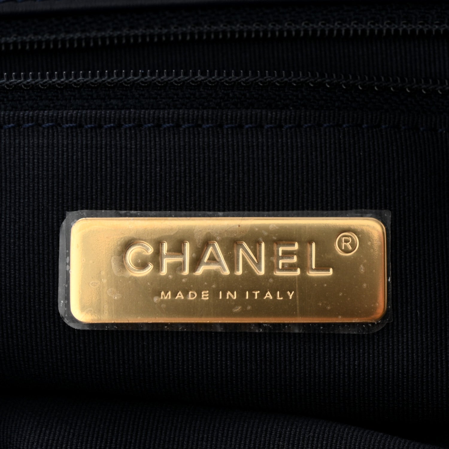 Chanel Denim Quilted Chanel 19 North South Shopping Bag Blue 6 of 10