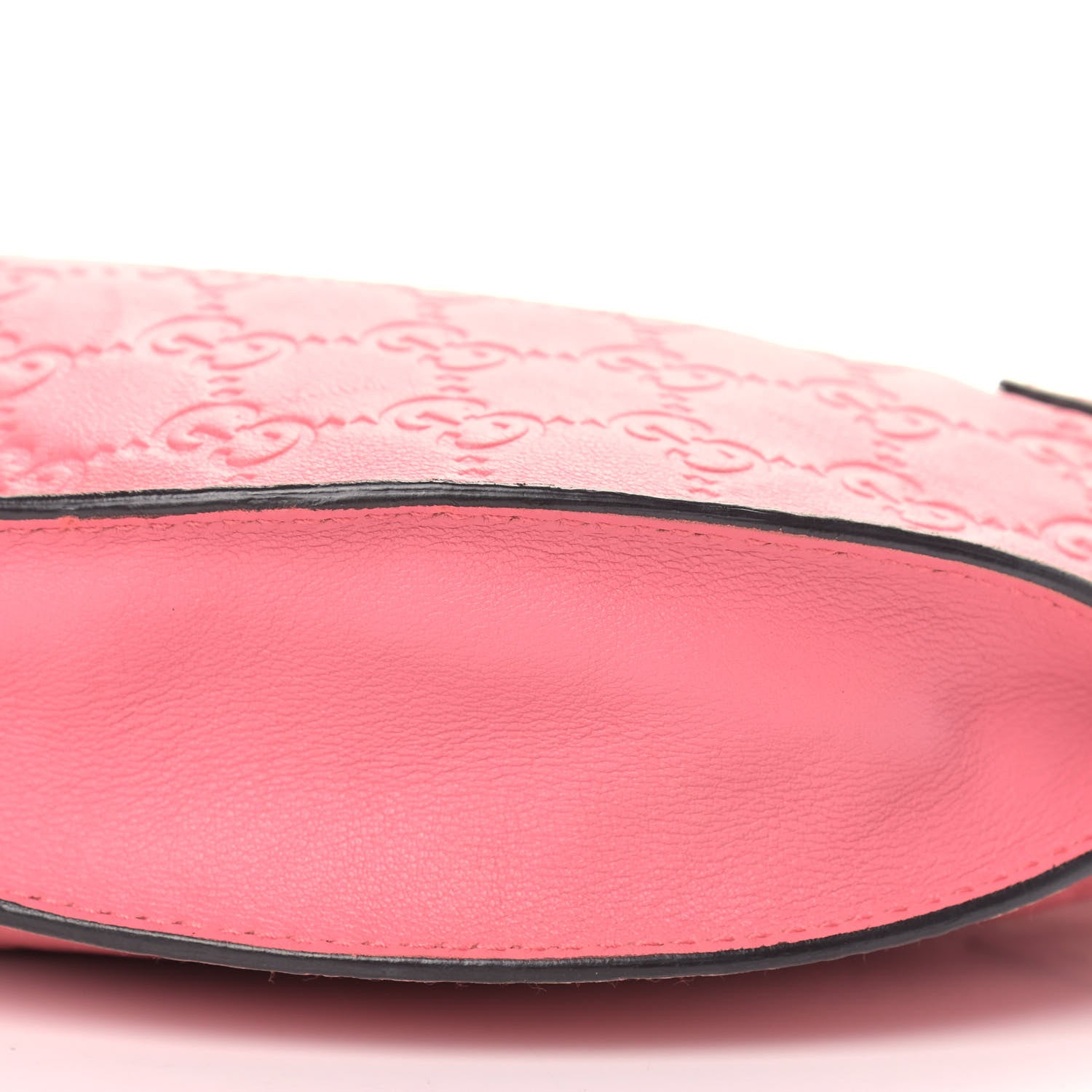 Gucci Guccissima Half Moon Hobo Sushi Pink 9 of 16