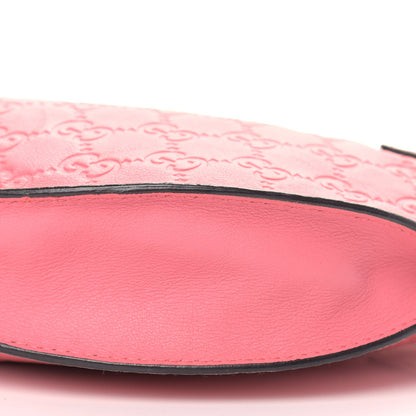 Gucci Guccissima Half Moon Hobo Sushi Pink 9 of 16