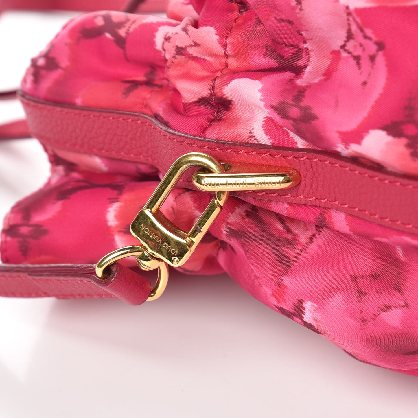 Nylon Monogram Ikat Noefull MM Rose Indien