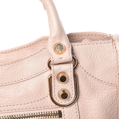 Balenciaga Chevre Gold Metallic Edge Hardware Mini City Rose Aubepine Bois de Rose 9 of 18