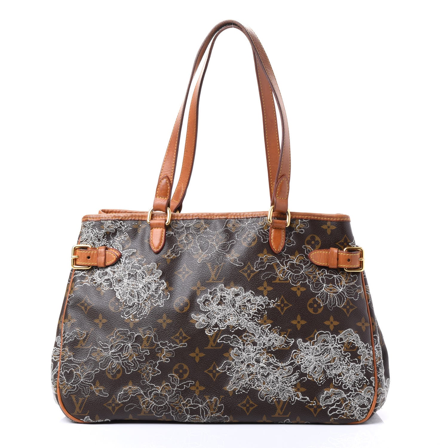 Louis Vuitton Monogram Dentelle Batignolles Horizontal Silver 1 of 11