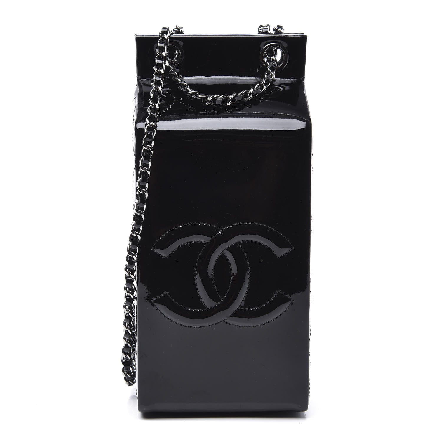 Chanel Patent Milk Carton Bag Black 1 of 8