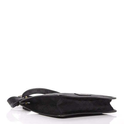 Gucci Monogram Messenger Bag Black 4 of 10
