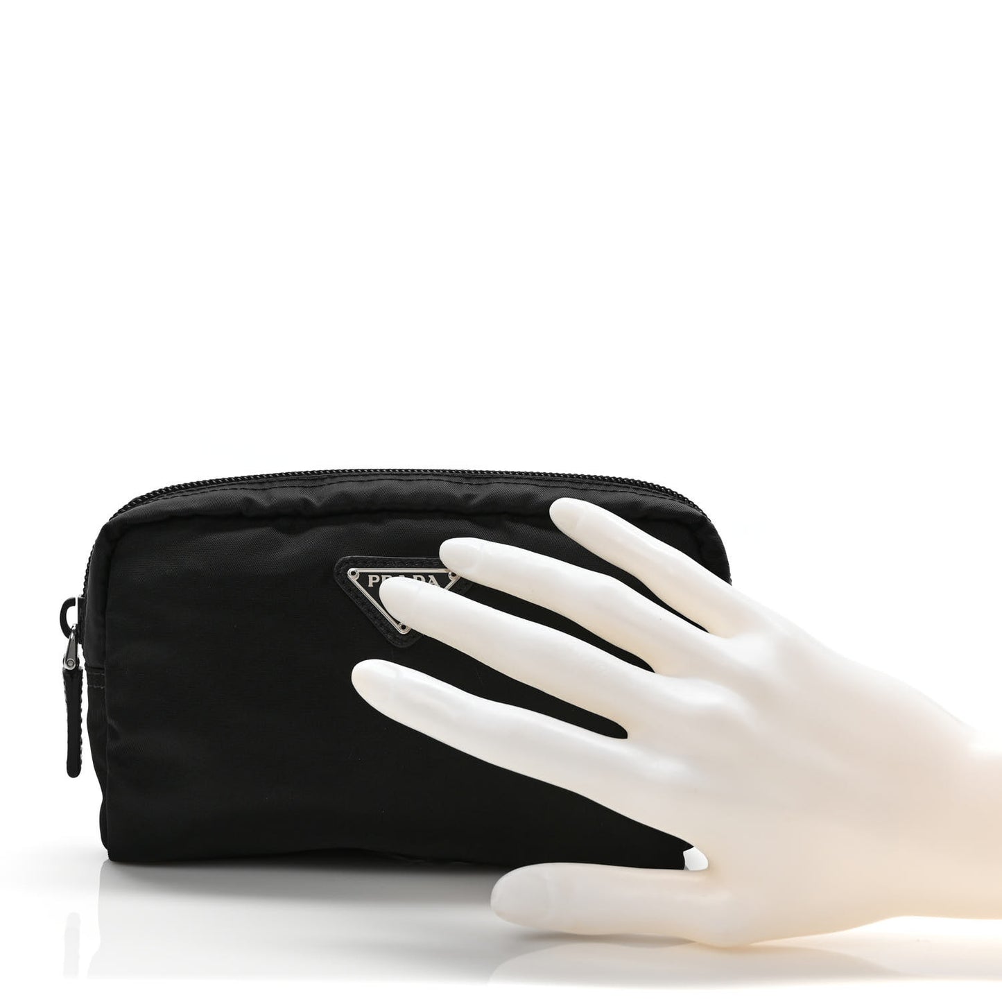 Nylon Vela Cosmetic Pouch Black