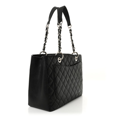 Chanel Caviar Quilted Grand Shopping Tote GST Black 3 of 11