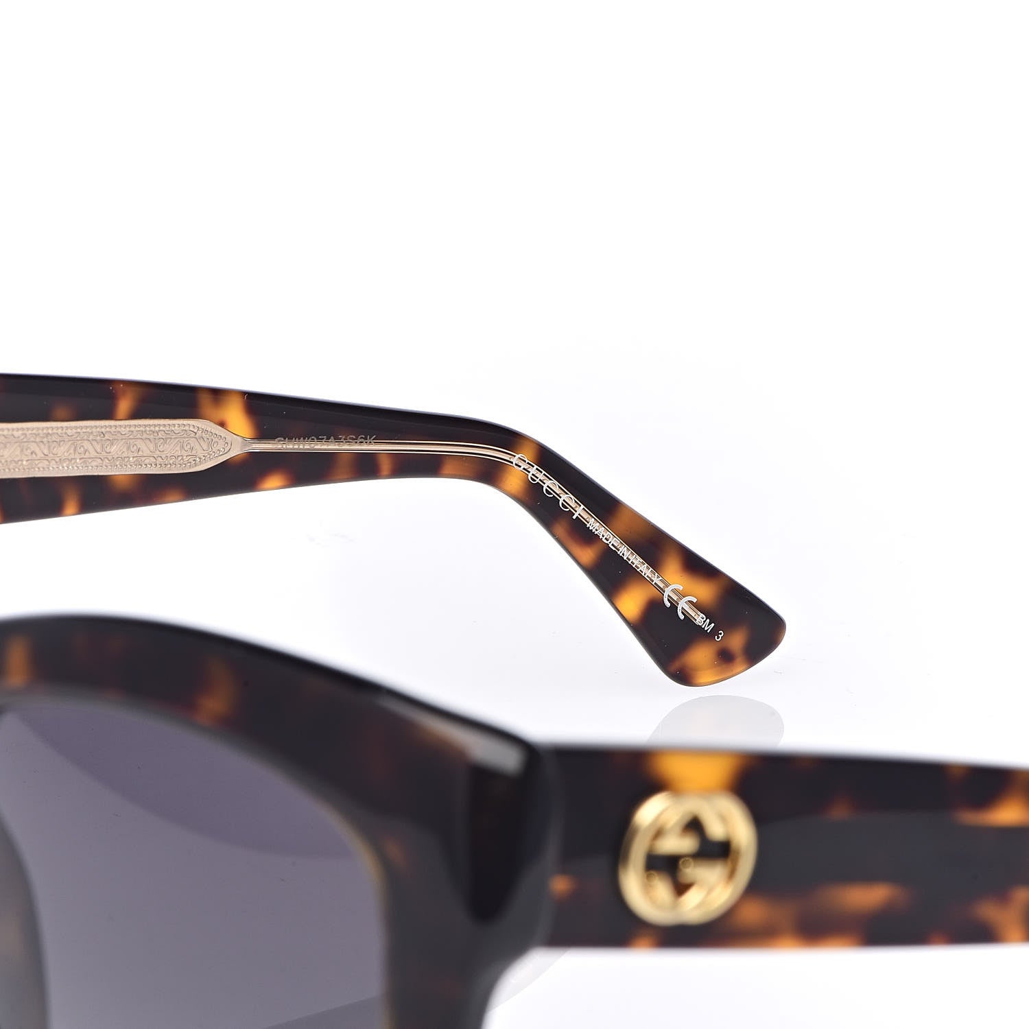 Gucci Acetate Square GG 3827/S Sunglasses Tortoise 6 of 9