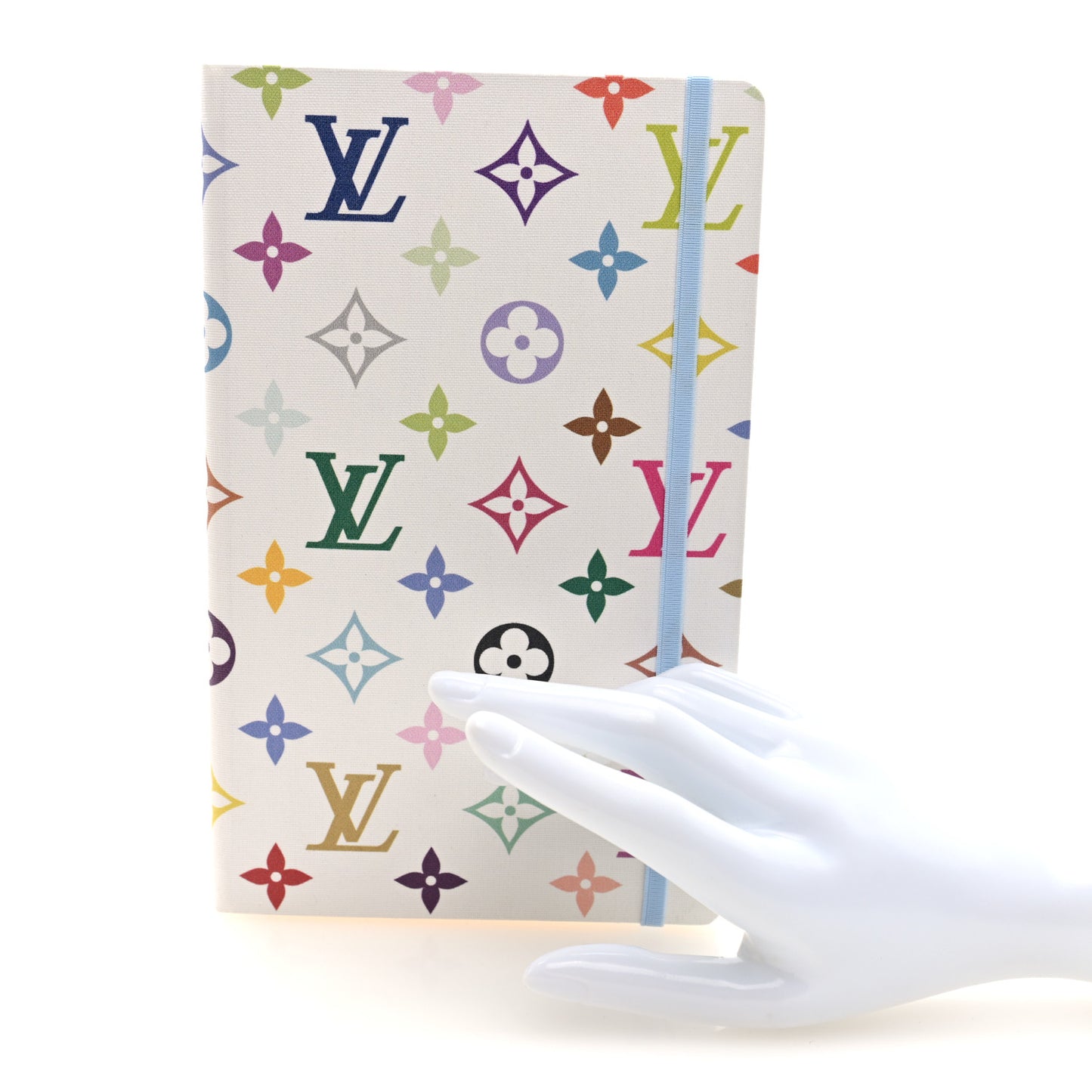 LV x TM Monogram Multicolor Jane Notebook MM White