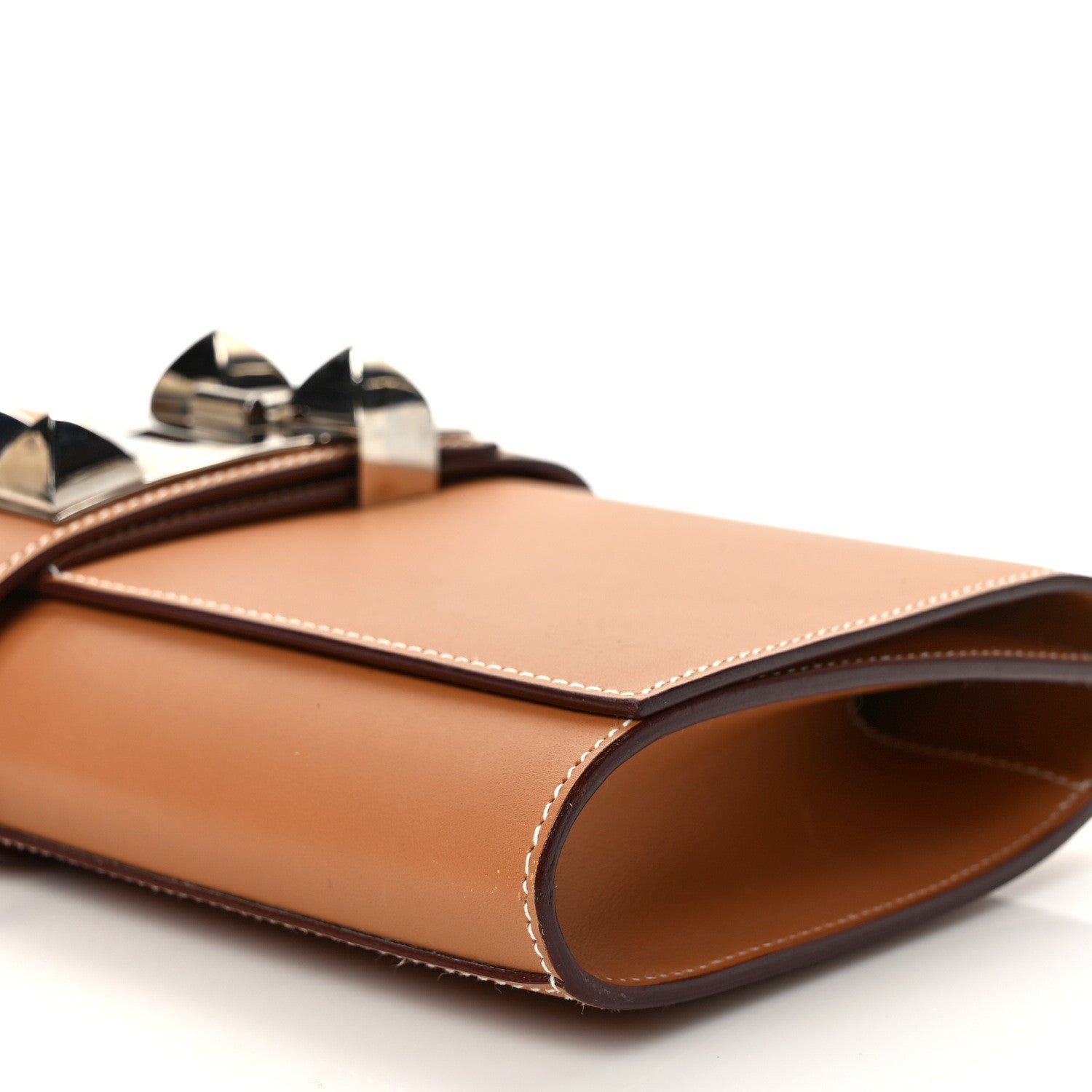 Hermes Vache Natural Medor 29 Clutch 7 of 8