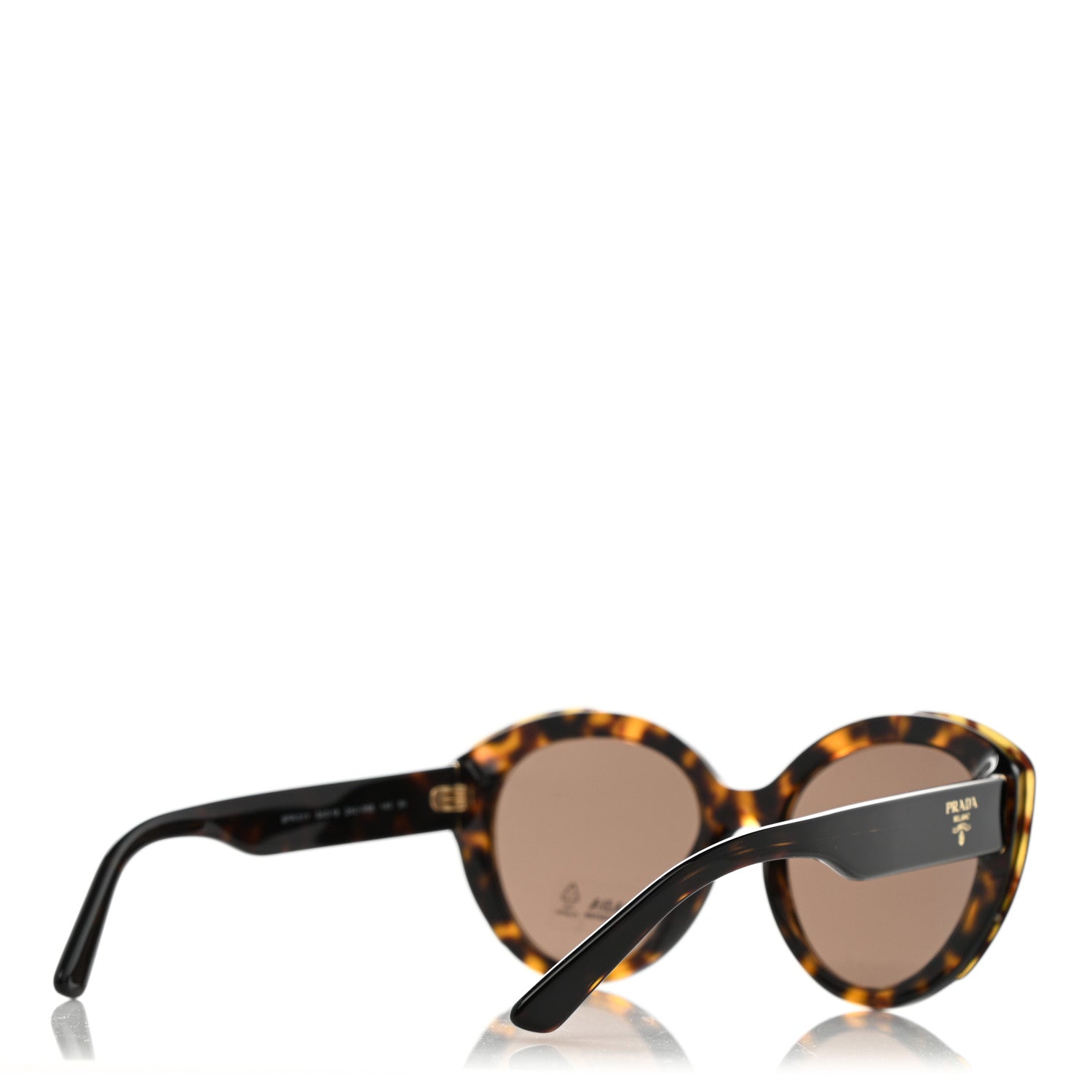 Prada Round Sunglasses SPR 01Y Tortoise 4 of 8