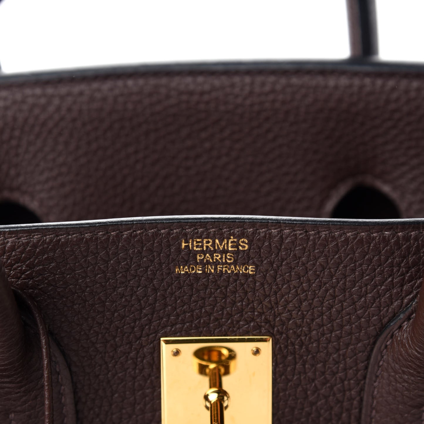 Togo Birkin 35 Chocolate