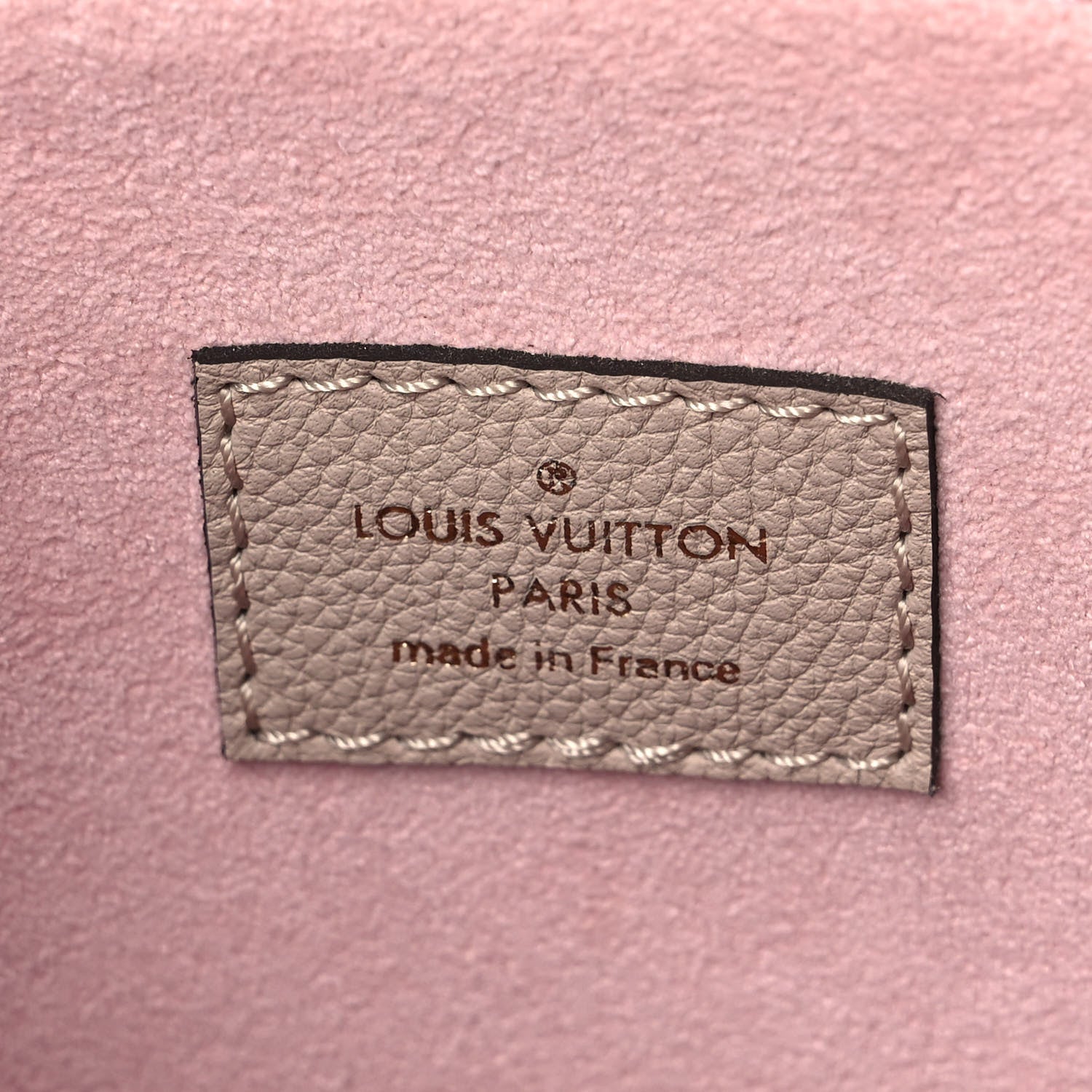 Louis Vuitton Grained Calfskin Lockme Shopper Greige 6 of 10