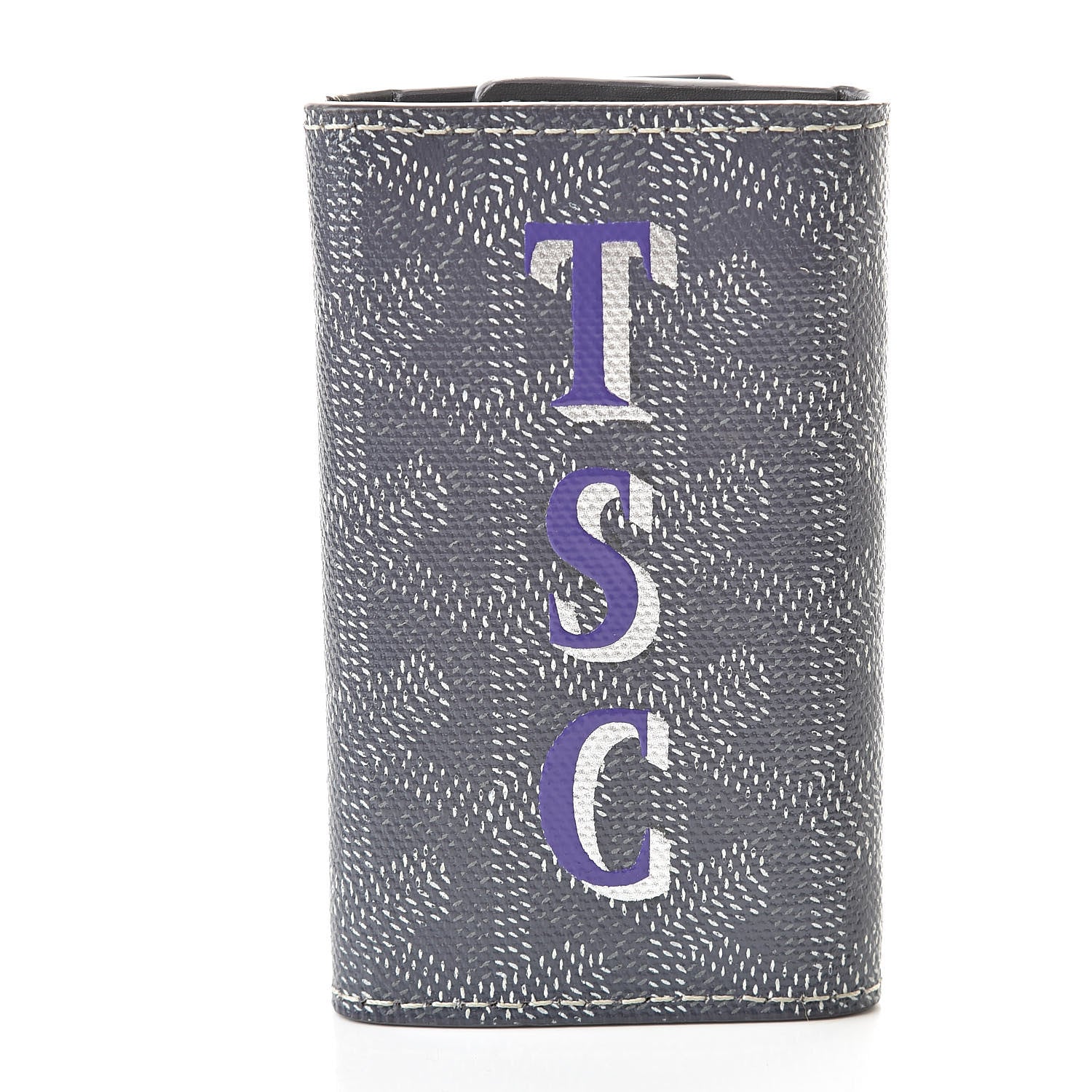 Goyard Goyardine Saint Michel 6 Key Holder Grey 9 of 10