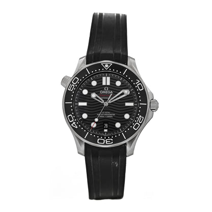 Omega Stainless Steel Rubber 42mm Seamaster Diver 300M Co-Axial Master Chronometer Automatic Watch Black 210.32.42.20.01.001 1 of 5