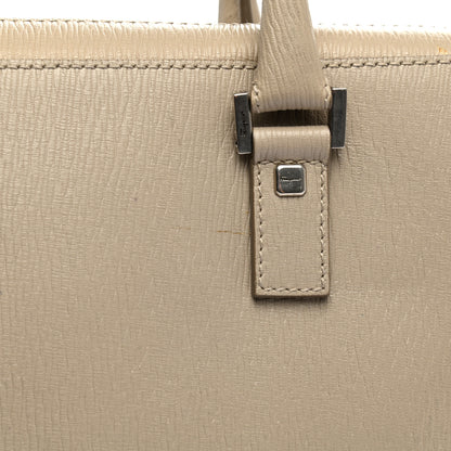 Salvatore Ferragamo Calfskin Zip Around Briefcase Beige 15 of 16