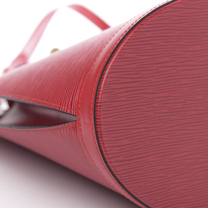 Louis Vuitton Epi Cluny Castillan Red 9 of 11