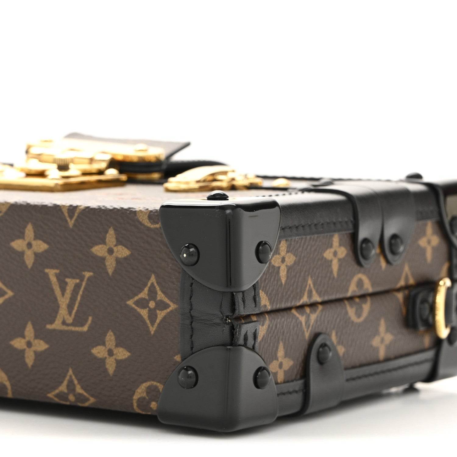 Louis Vuitton Monogram Petite Malle Black 9 of 12