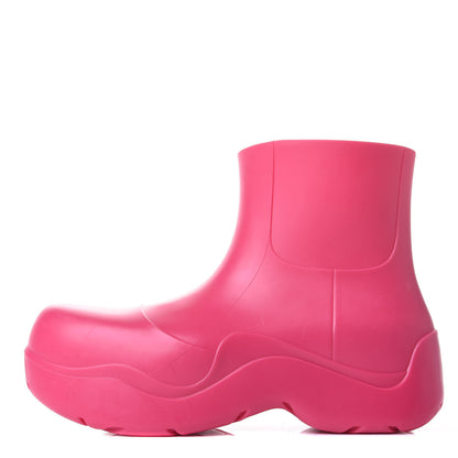 Bottega Veneta Rubber Puddle Ankle Boots 38 Lollipop 1 of 9