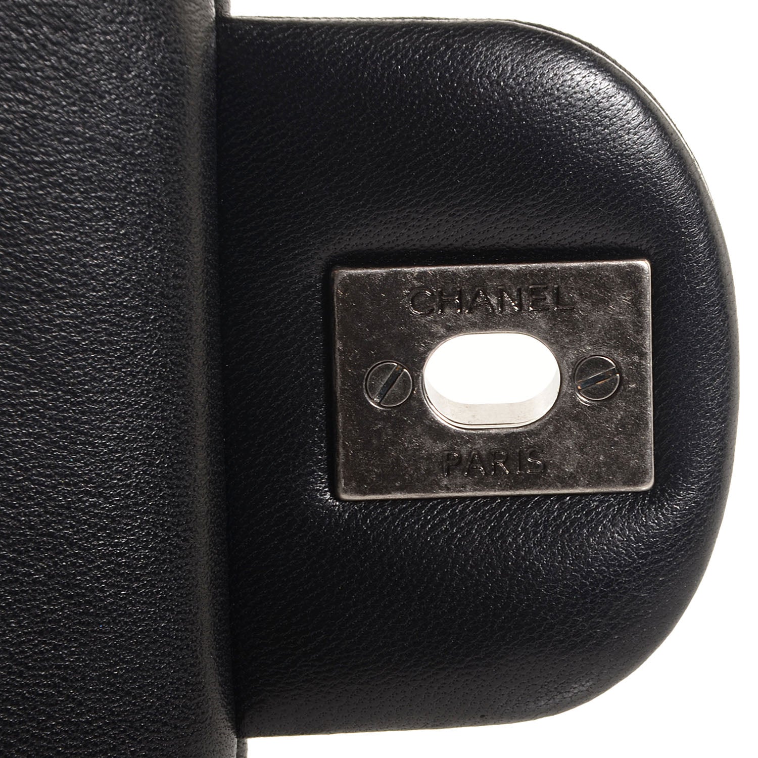 Chanel Lambskin Quilted Clutch With Chain Flap Black 6 of 8