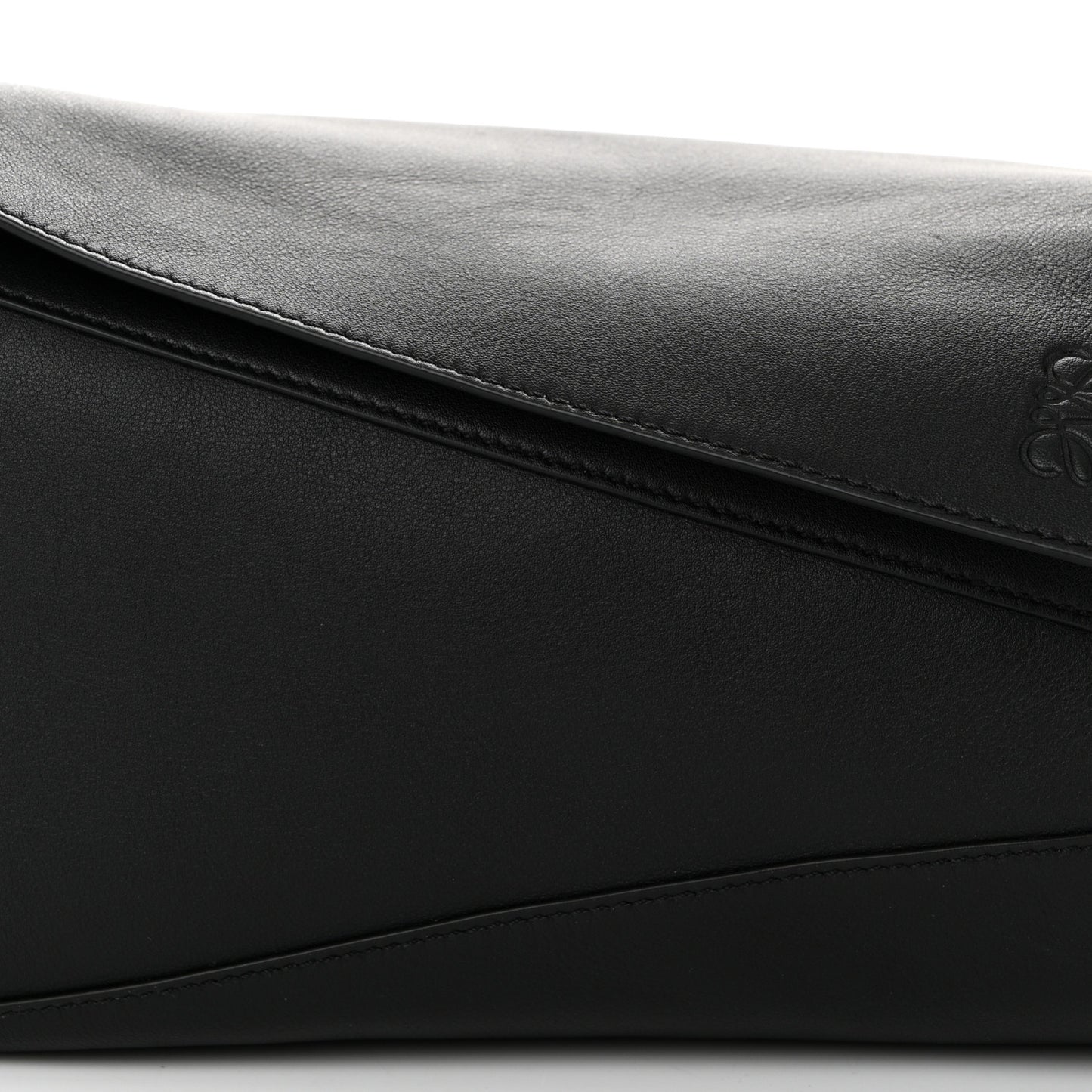 Calfskin Puzzle Hobo Black