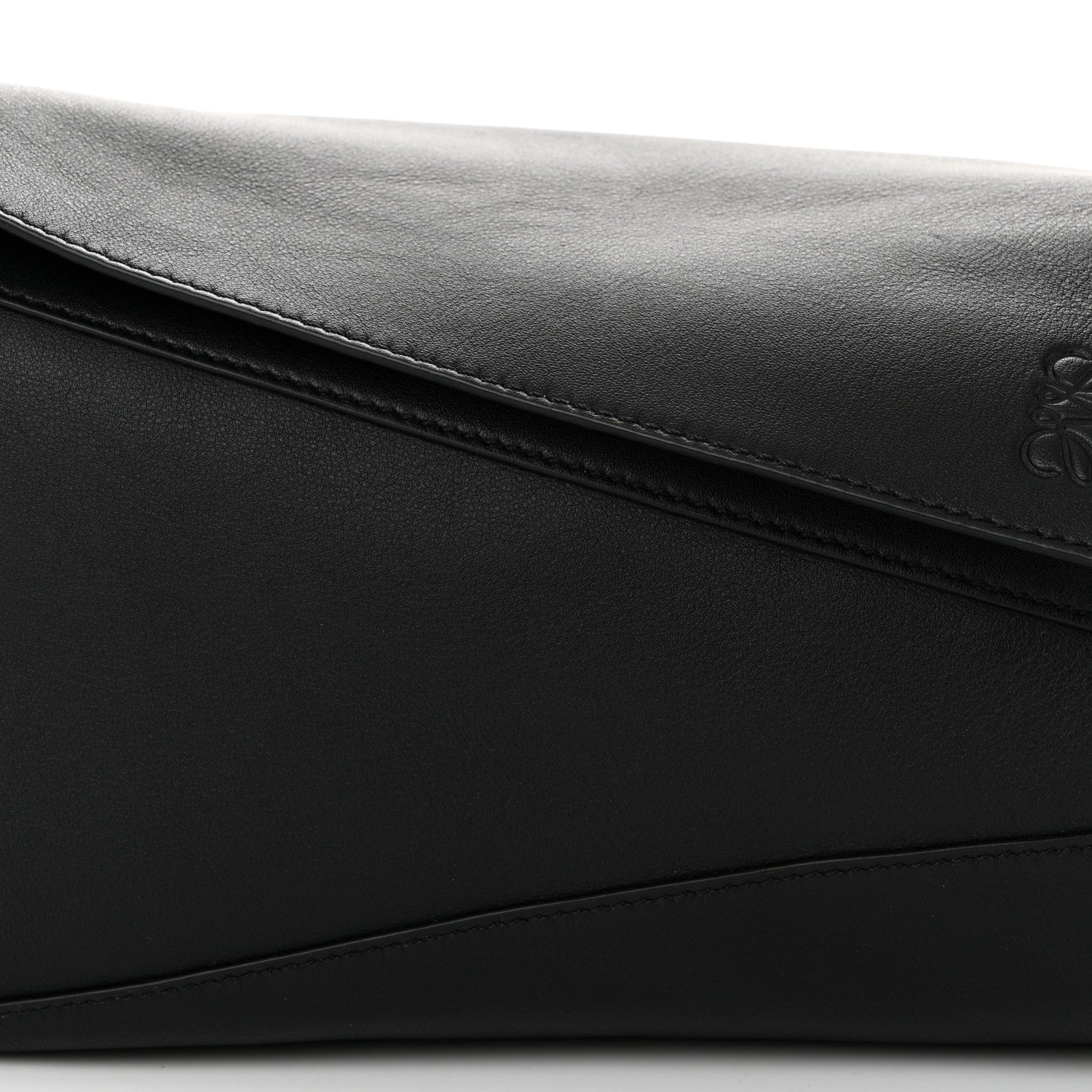 Loewe Calfskin Puzzle Hobo Black 7 of 9