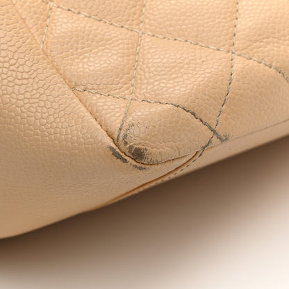Chanel Caviar Quilted Grand Shopping Tote GST Beige 14 of 14