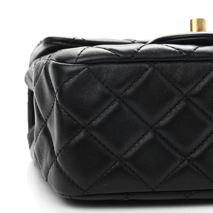 Chanel Lambskin Quilted Mini Pearl Crush Flap Black 5 of 9
