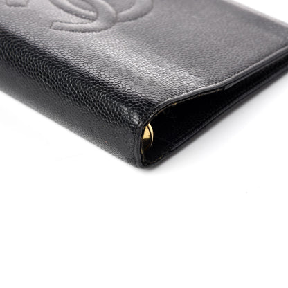 Chanel Caviar CC Medium Ring Agenda Planner Black 5 of 12