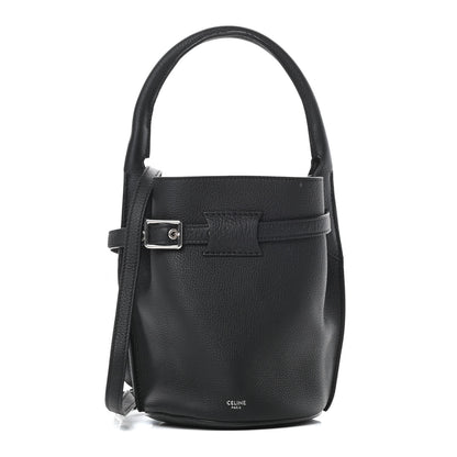Celine Supple Grained Calfskin Nano Big Bag Bucket Black 1 of 10