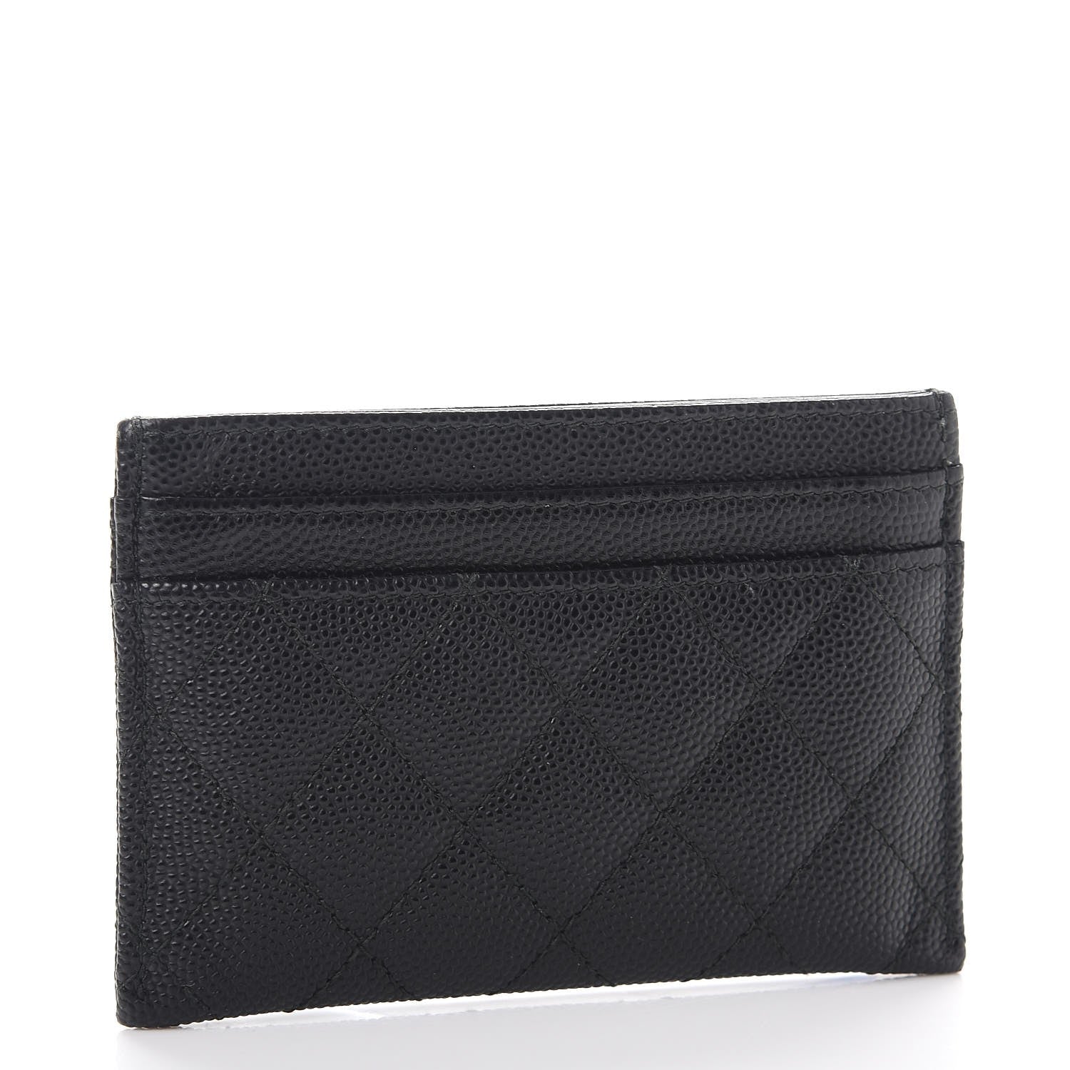 Chanel Caviar Quilted Boy Card Holder Black 3 of 8
