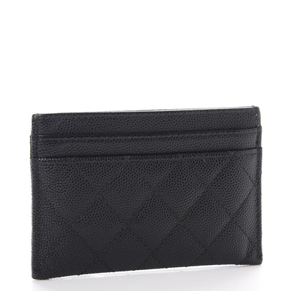 Chanel Caviar Quilted Boy Card Holder Black 3 of 8